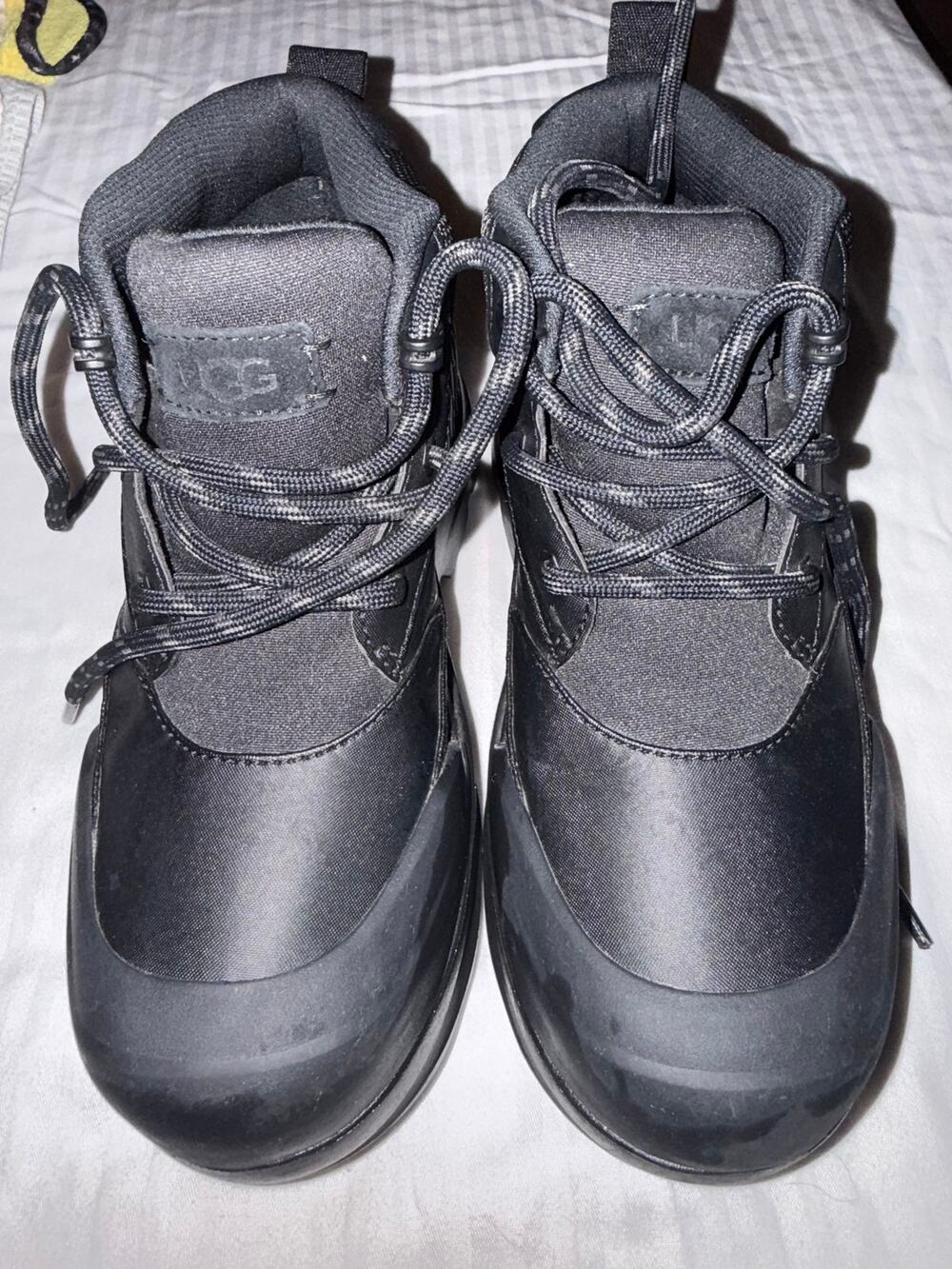 UGG Neumel X Women’s Size 6 Black Waterproof Chunky Lace-Up Boots 1152724